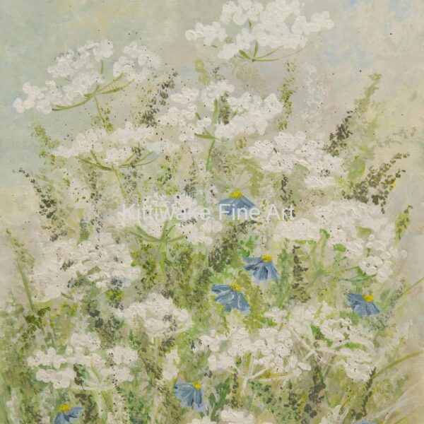 Kittiwake fine art - Cow Parsley in Green - Print