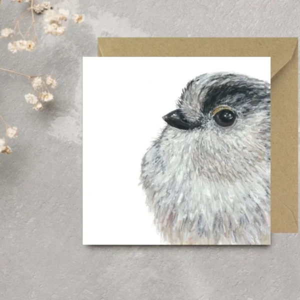 Long tailed tit - Blank Card